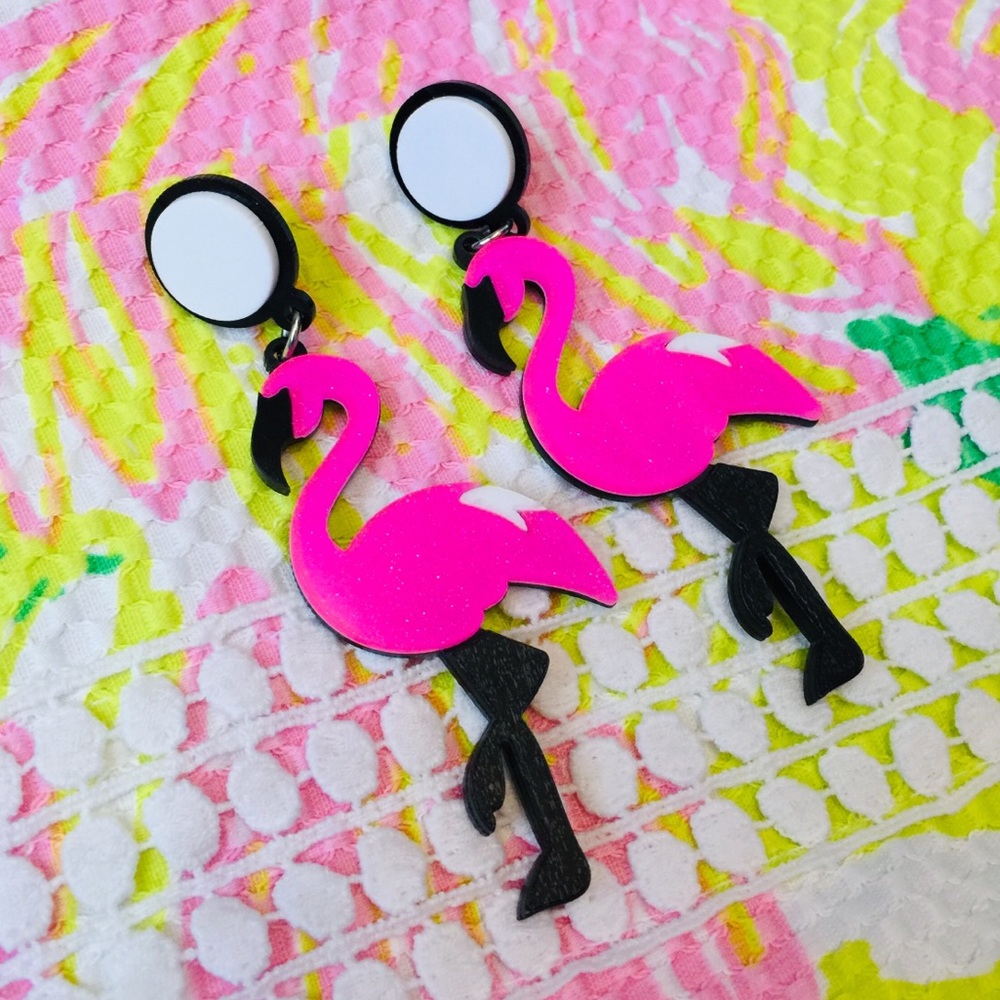 Flamingo Earrings